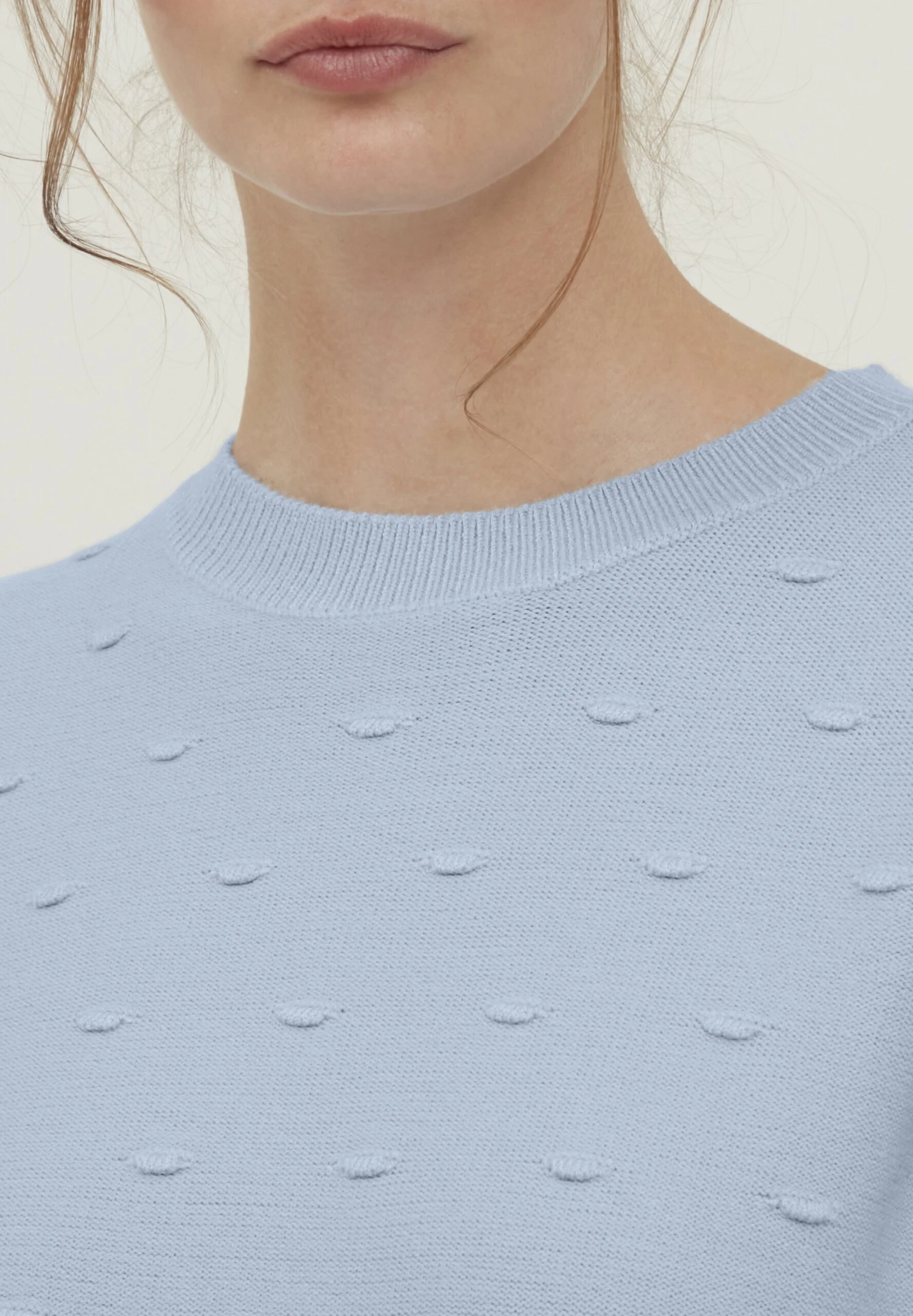 OXMO Oxdotta - Jersey De Punto - Brunnera Blue 4 OXMO Oxdotta - Jersey De Punto - Brunnera Blue - Imagen 4