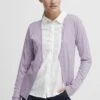 OXMO Oxhelene - Chaqueta De Punto - Purple Rose Melange