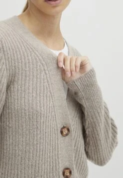 OXMO Oxnorene - Chaqueta De Punto - Cement Melange -Oxmo 0461dfb00a7c47f8a4937504ab15bb30