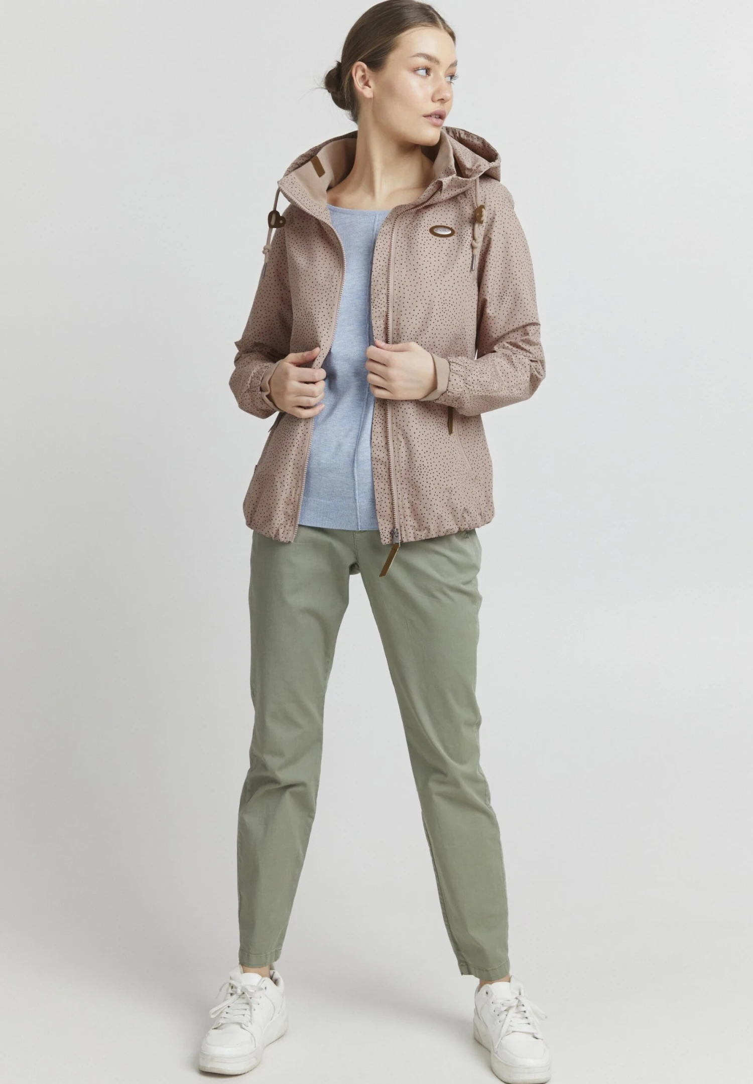 OXMO Tinna - Chaqueta De Entretiempo - Mahogany Rose 2 OXMO Tinna - Chaqueta De Entretiempo - Mahogany Rose - Imagen 2