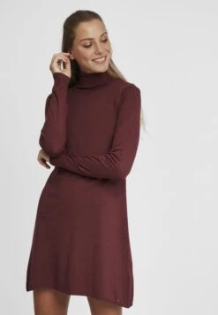 OXMO Oxwinala - Vestido De Punto - Chocolate Truffle