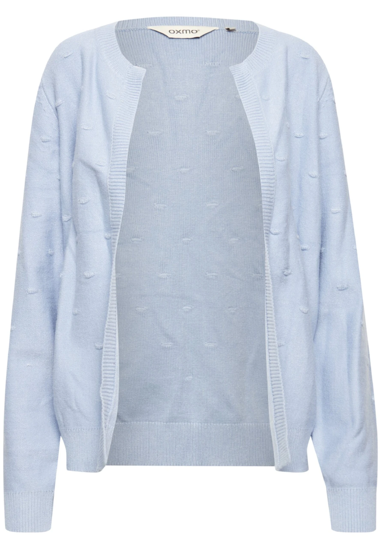 OXMO Oxkalotta - Chaqueta De Punto - Brunnera Blue 6 OXMO Oxkalotta - Chaqueta De Punto - Brunnera Blue - Imagen 6