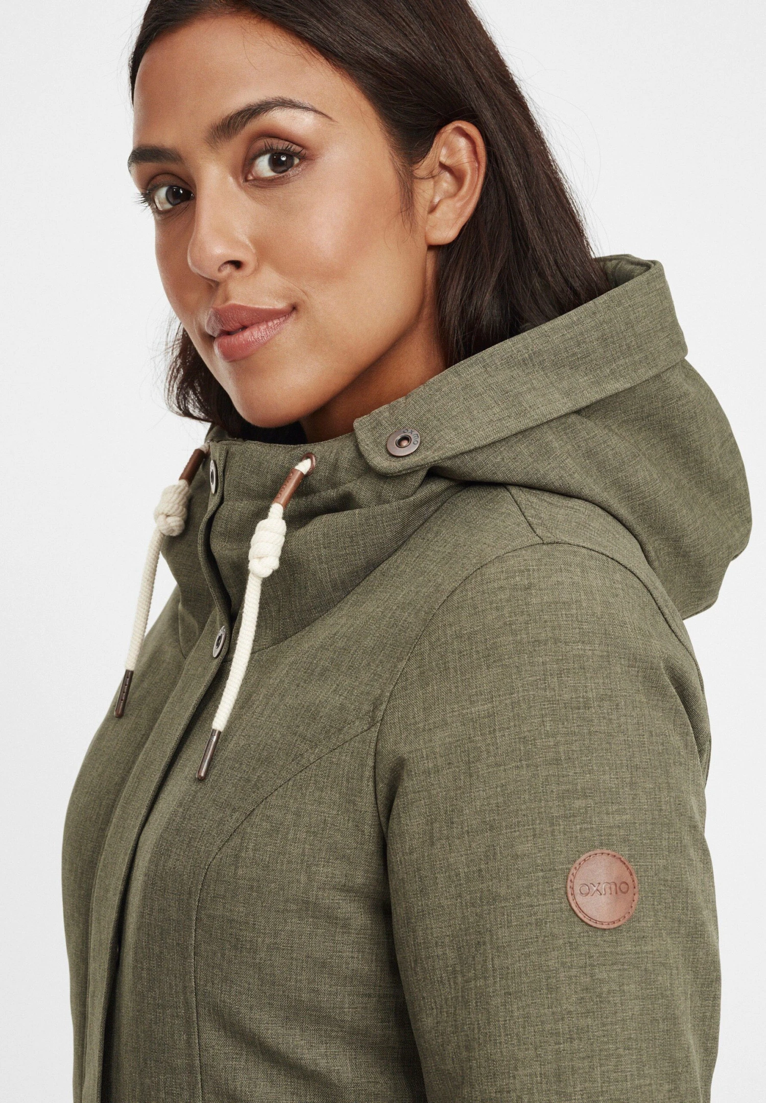 OXMO Oxmelly - Abrigo De Invierno - Dusty Olive 4 OXMO Oxmelly - Abrigo De Invierno - Dusty Olive - Imagen 4