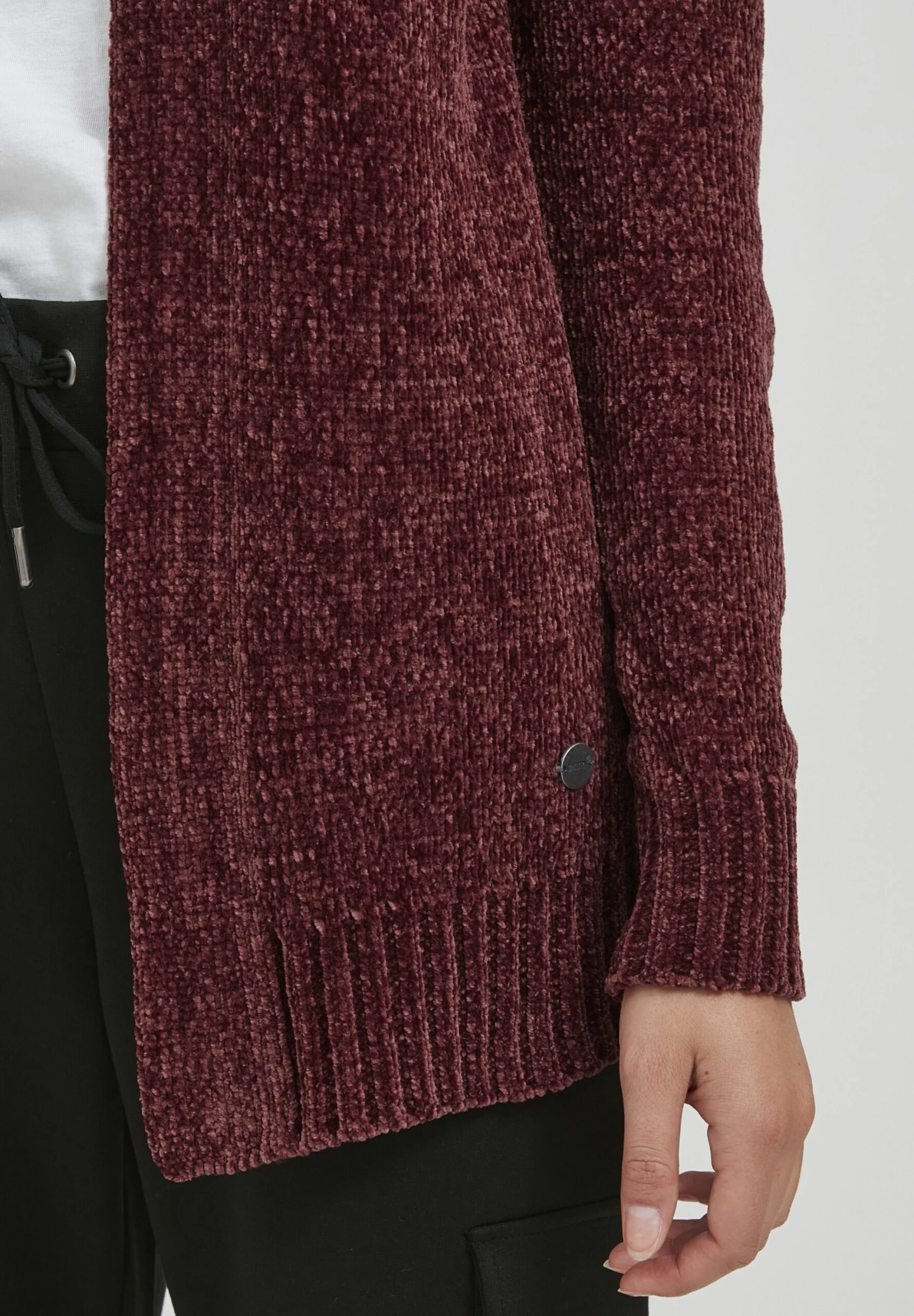 OXMO Oxelisabet - Chaqueta De Punto - Wine Red 5 OXMO Oxelisabet - Chaqueta De Punto - Wine Red - Imagen 5