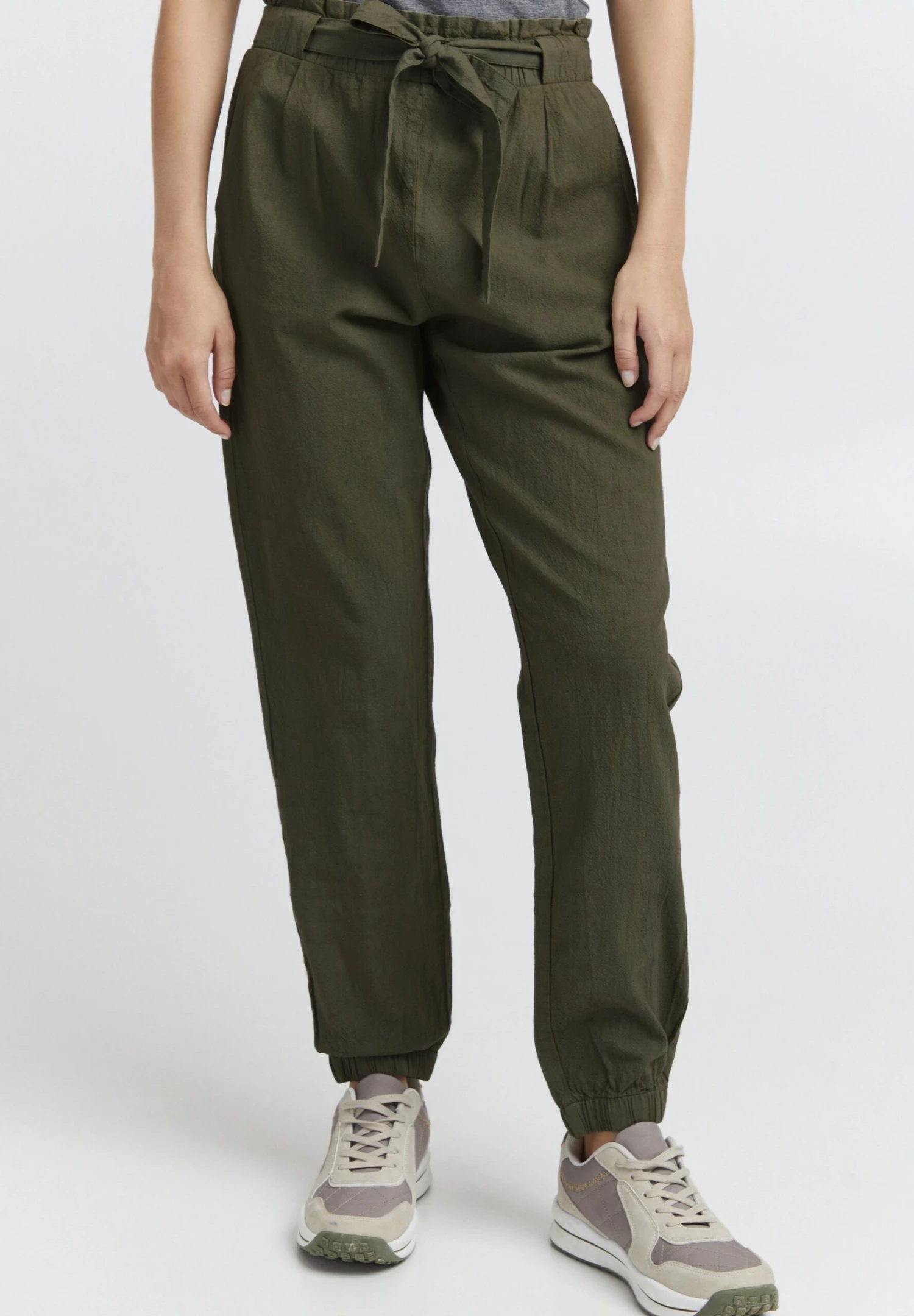 OXMO Pantalones - Dusty Olive 1 OXMO Pantalones - Dusty Olive