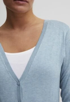 OXMO Oxhelene - Chaqueta De Punto - Blue Bell Melange 9 OXMO Oxhelene - Chaqueta De Punto - Blue Bell Melange -Oxmo 1302c806f9904684ae2987432e8f6f7b