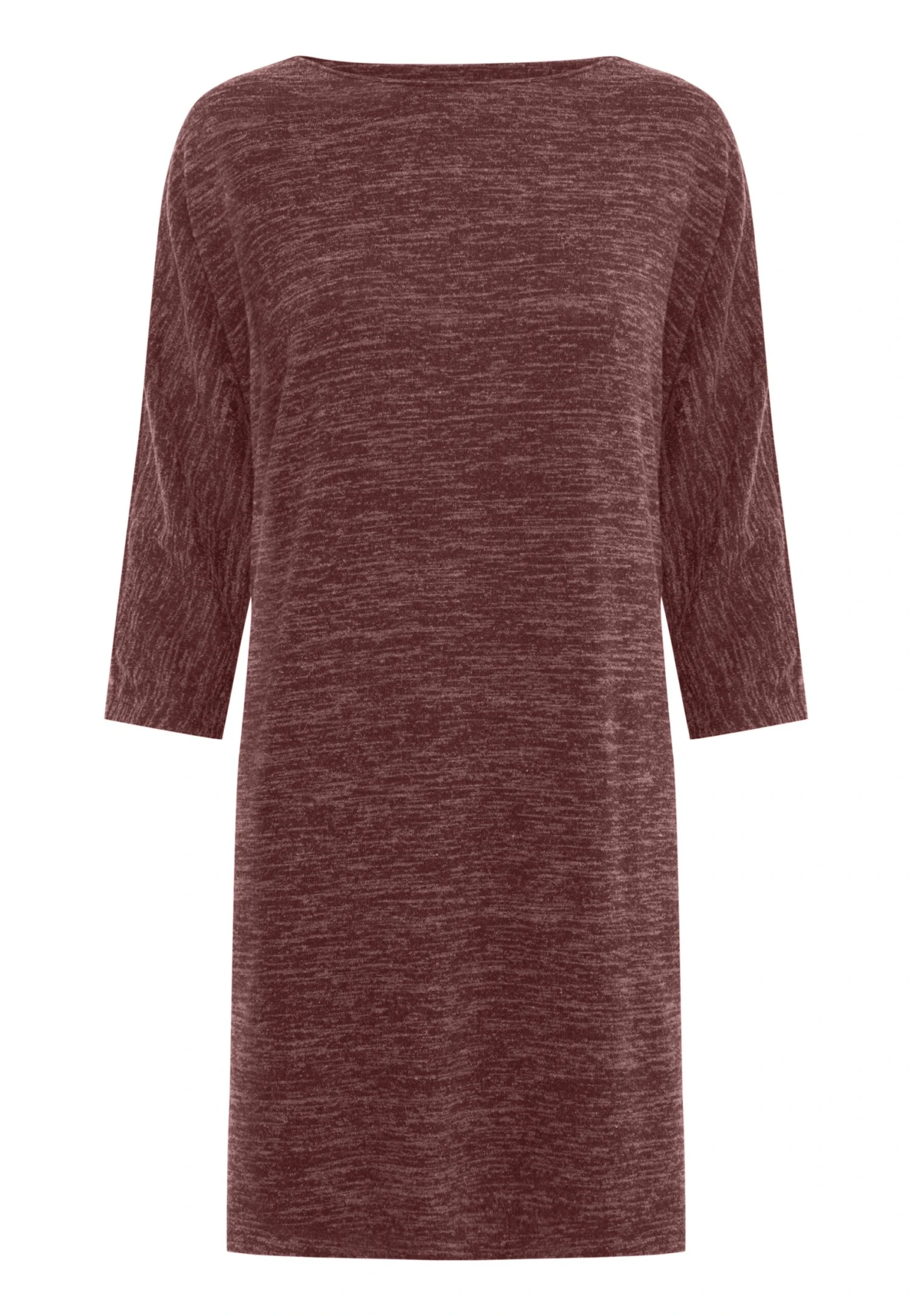 OXMO Oxbinala - Vestido De Punto - Chocolate Truffle Melange 6 OXMO Oxbinala - Vestido De Punto - Chocolate Truffle Melange - Imagen 6