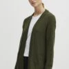 OXMO Oxsally - Chaqueta De Punto - Rifle Green Melange