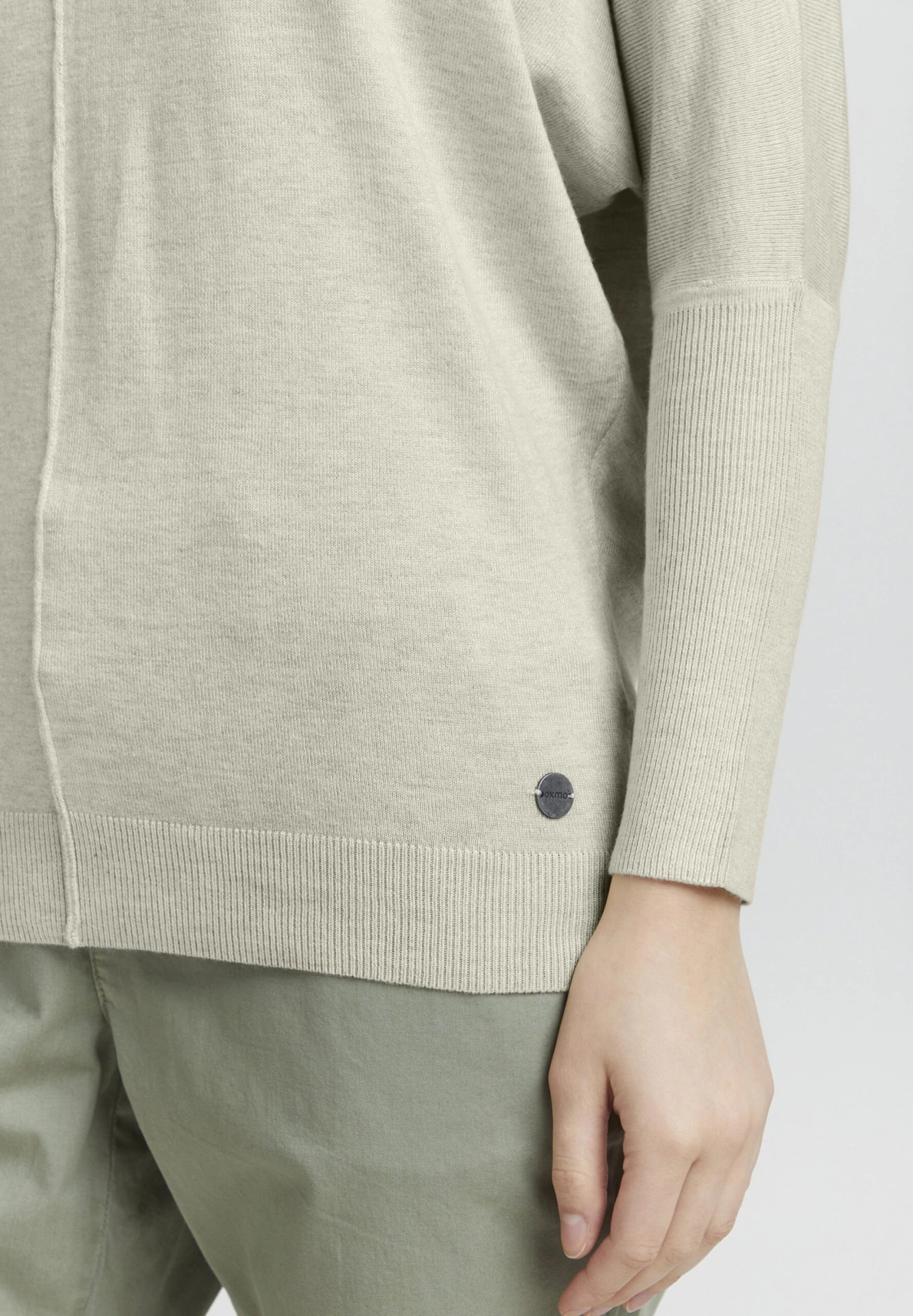 OXMO Oxherdis - Jersey De Punto - Oyster Grey Melange 5 OXMO Oxherdis - Jersey De Punto - Oyster Grey Melange - Imagen 5