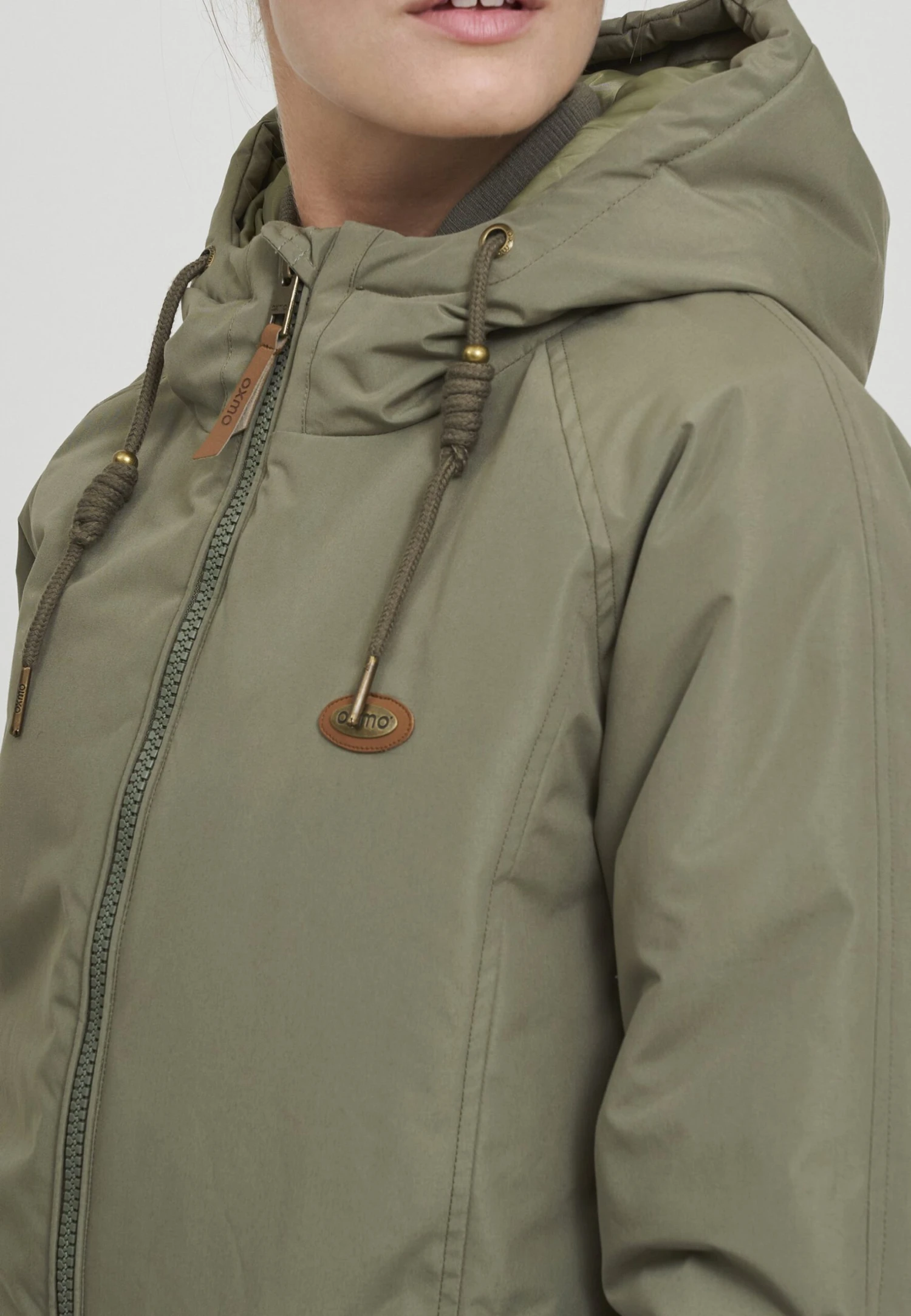 OXMO Oxtekla - Chaqueta De Entretiempo - Dusty Olive 4 OXMO Oxtekla - Chaqueta De Entretiempo - Dusty Olive - Imagen 4