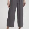 OXMO Oxelisabeth - Pantalones - Blackened Pearl