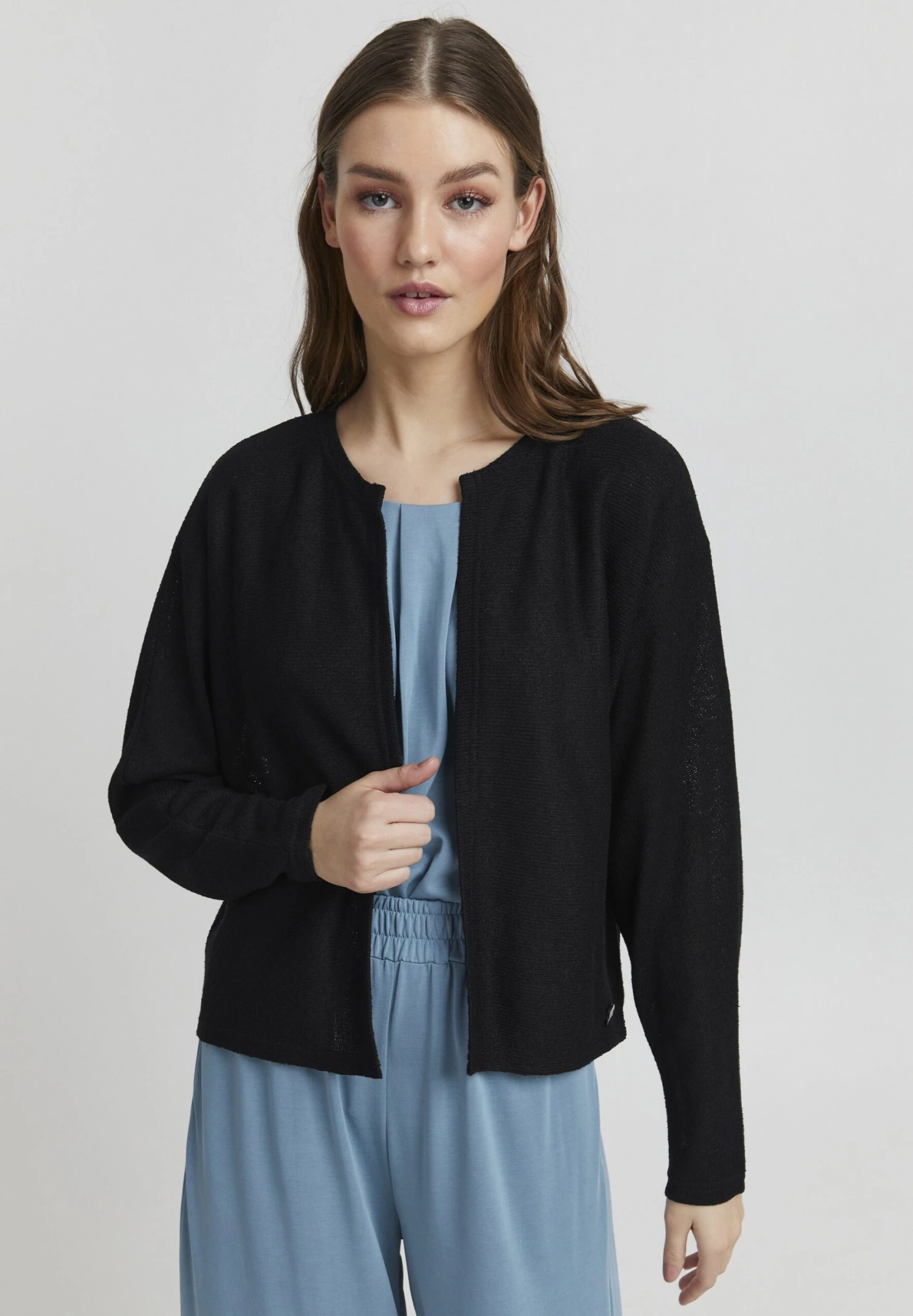 OXMO Kike - Chaqueta De Punto - Black 1 OXMO Kike - Chaqueta De Punto - Black