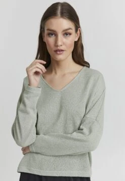 OXMO Katla - Jersey De Punto - Aqua Gray