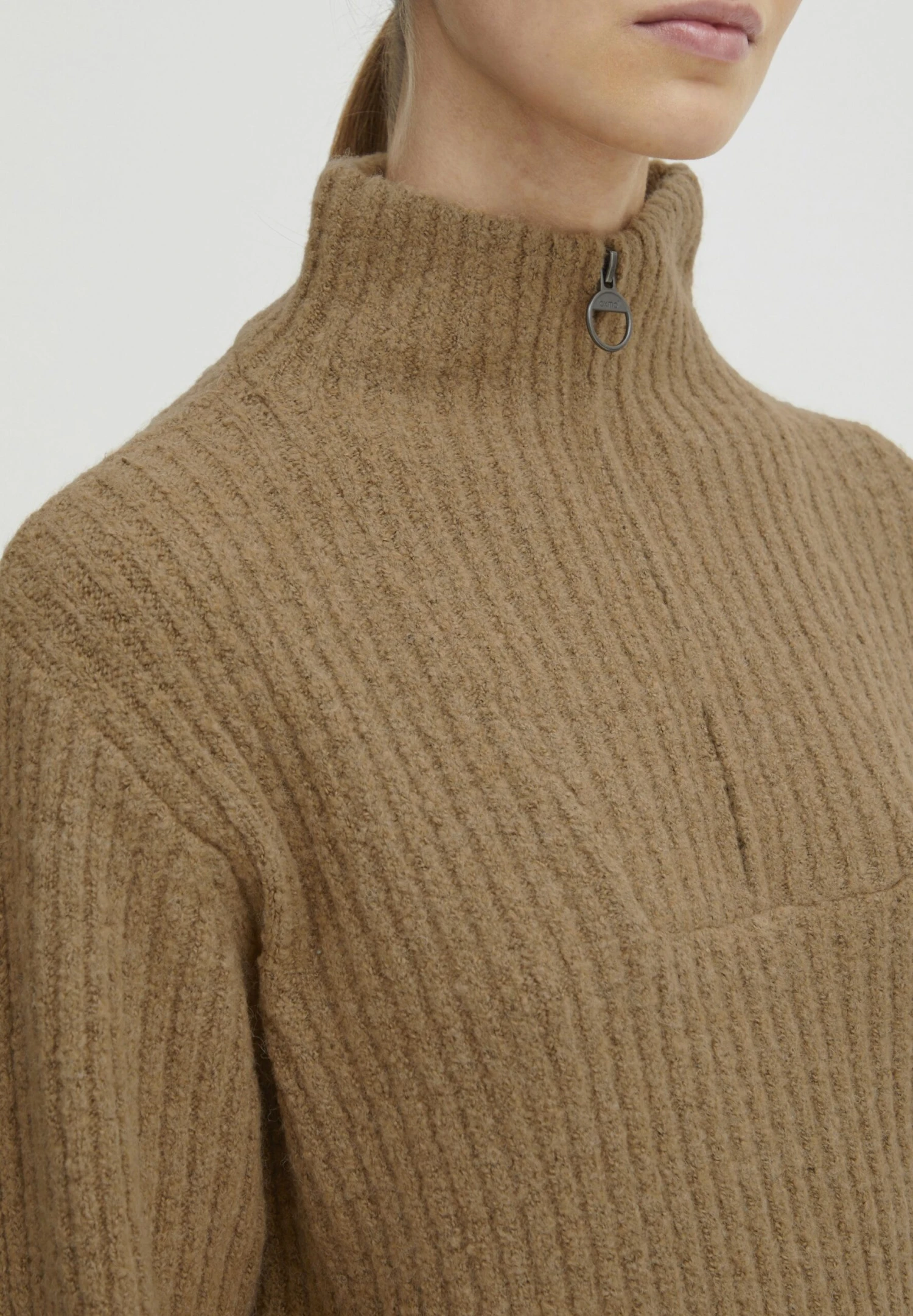 OXMO Oxsaline - Jersey De Punto - Tannin Melange 4 OXMO Oxsaline - Jersey De Punto - Tannin Melange - Imagen 4