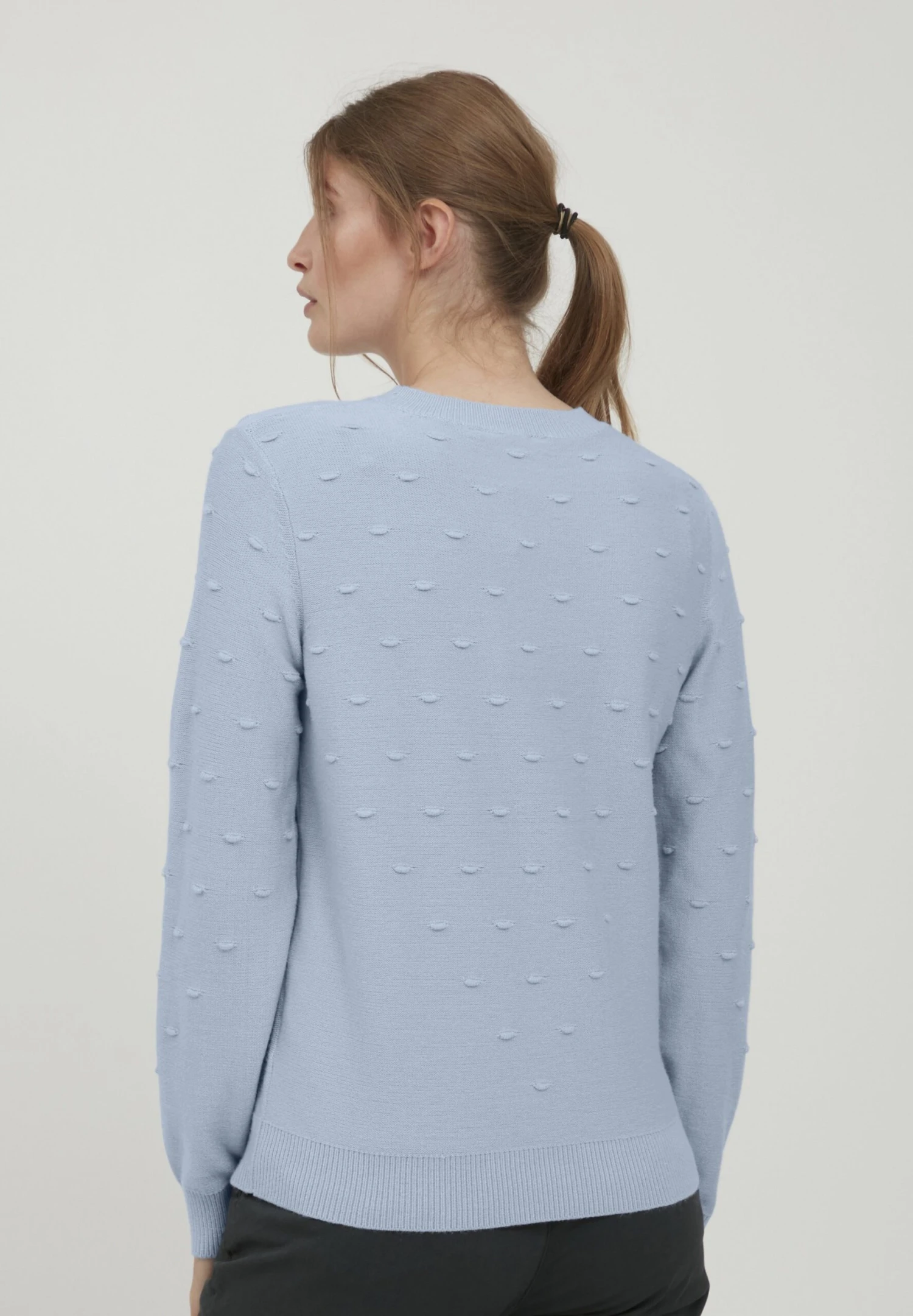 OXMO Oxdotta - Jersey De Punto - Brunnera Blue 3 OXMO Oxdotta - Jersey De Punto - Brunnera Blue - Imagen 3