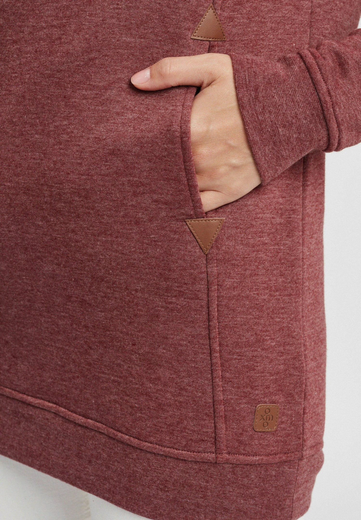 OXMO Oxvicky - Jersey Con Capucha - Wine R Mel 5 OXMO Oxvicky - Jersey Con Capucha - Wine R Mel - Imagen 5