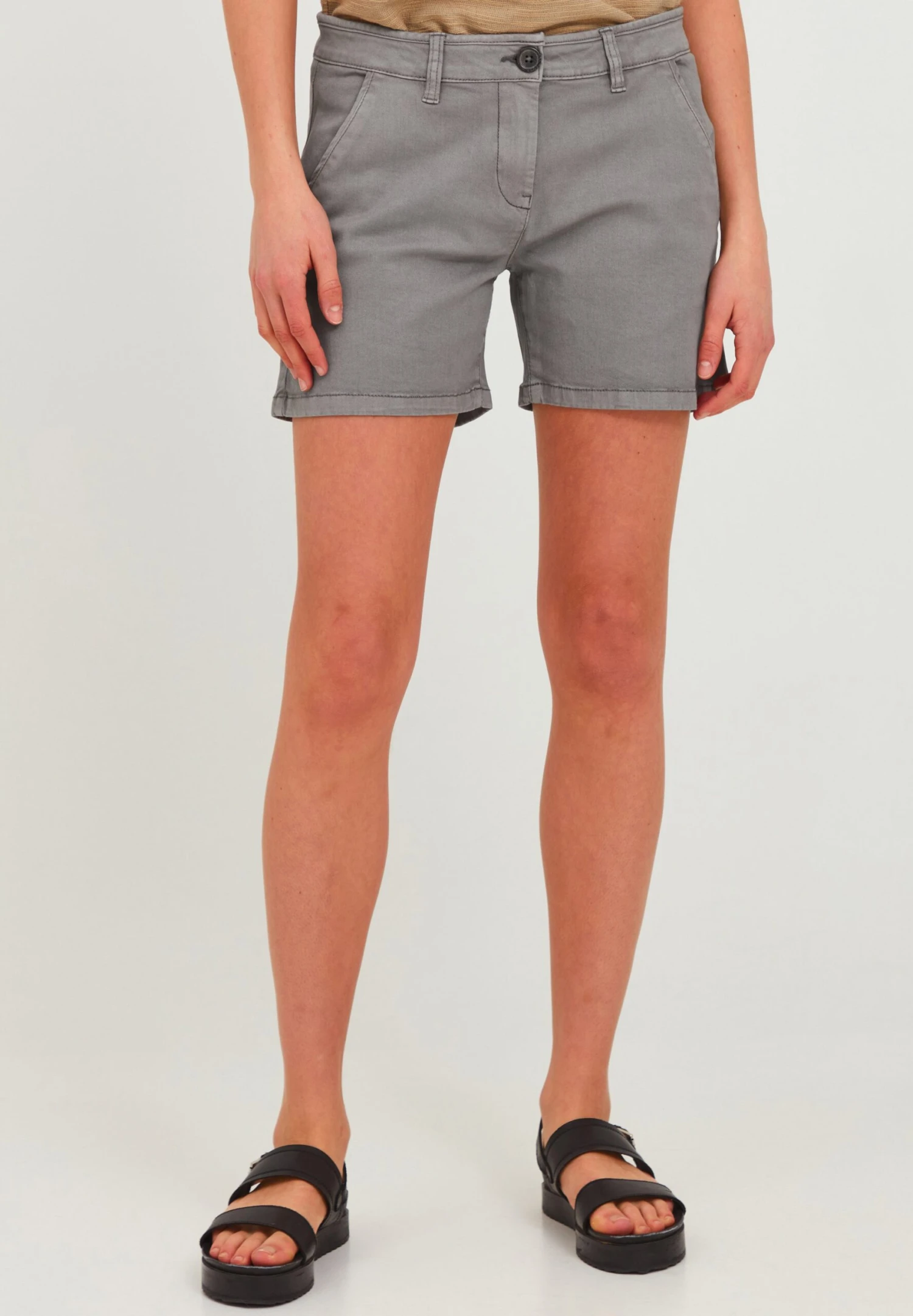 OXMO Oxkathy - Shorts - Mid Grey 1 OXMO Oxkathy - Shorts - Mid Grey