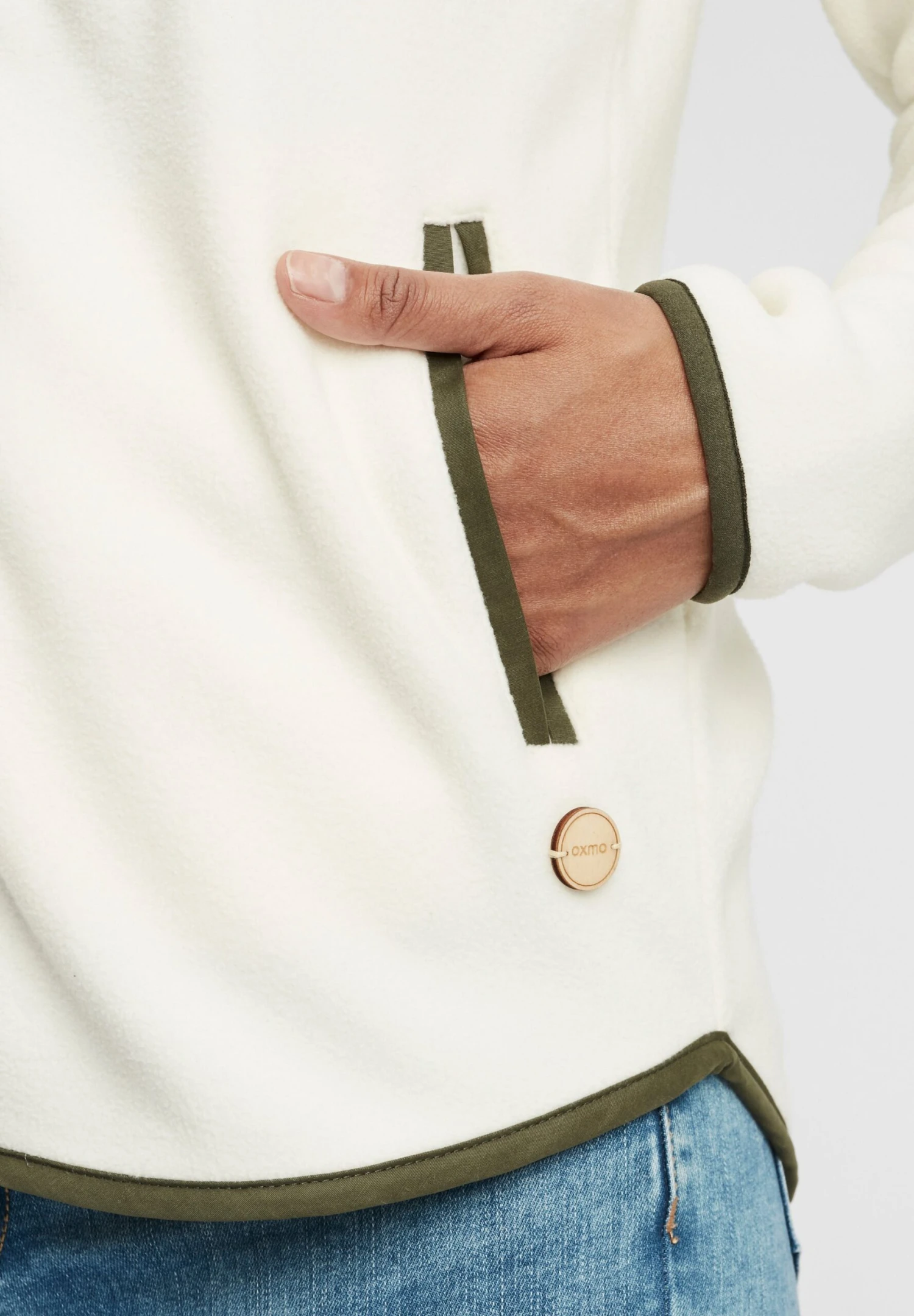 OXMO Oxmalin - Forro Polar - Off White 5 OXMO Oxmalin - Forro Polar - Off White - Imagen 5