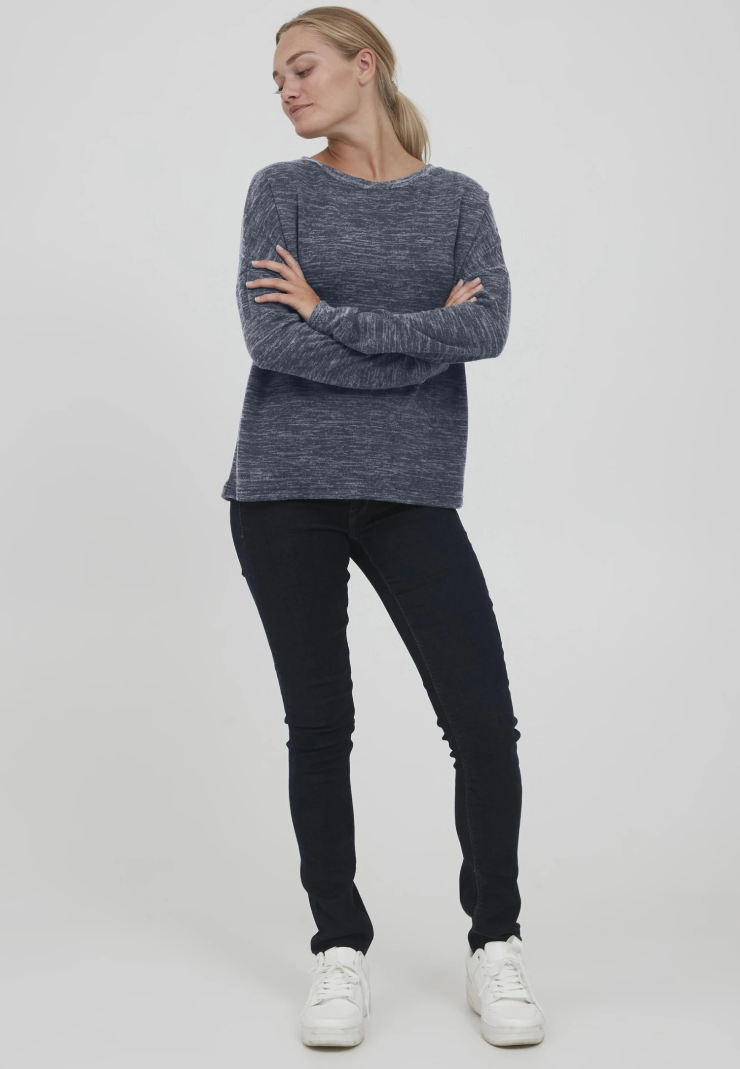 OXMO Oxbenta - Jersey De Punto - Total Eclipse Melange 2 OXMO Oxbenta - Jersey De Punto - Total Eclipse Melange - Imagen 2