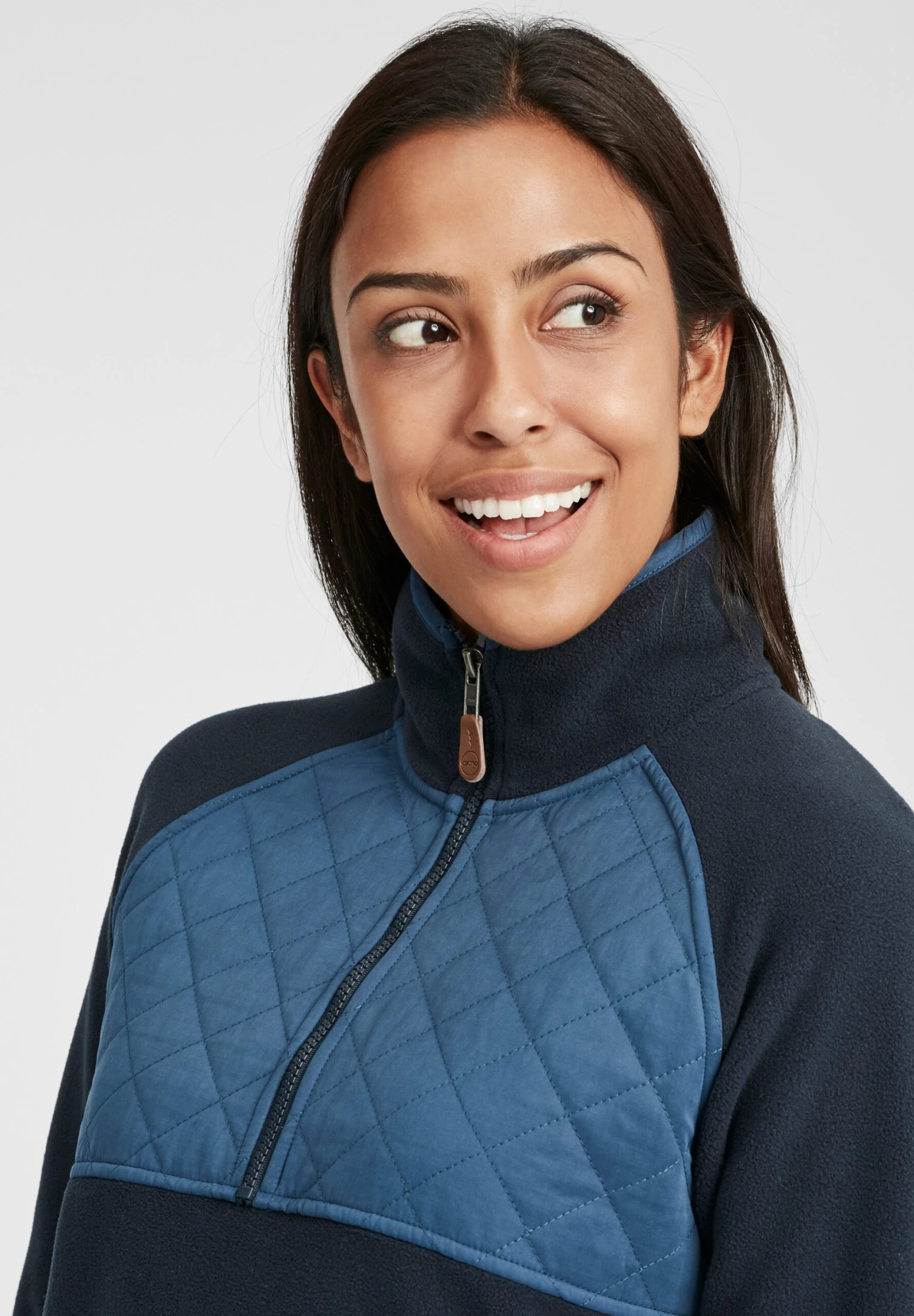 OXMO Oxmalita - Forro Polar - Insignia Blue 4 OXMO Oxmalita - Forro Polar - Insignia Blue - Imagen 4