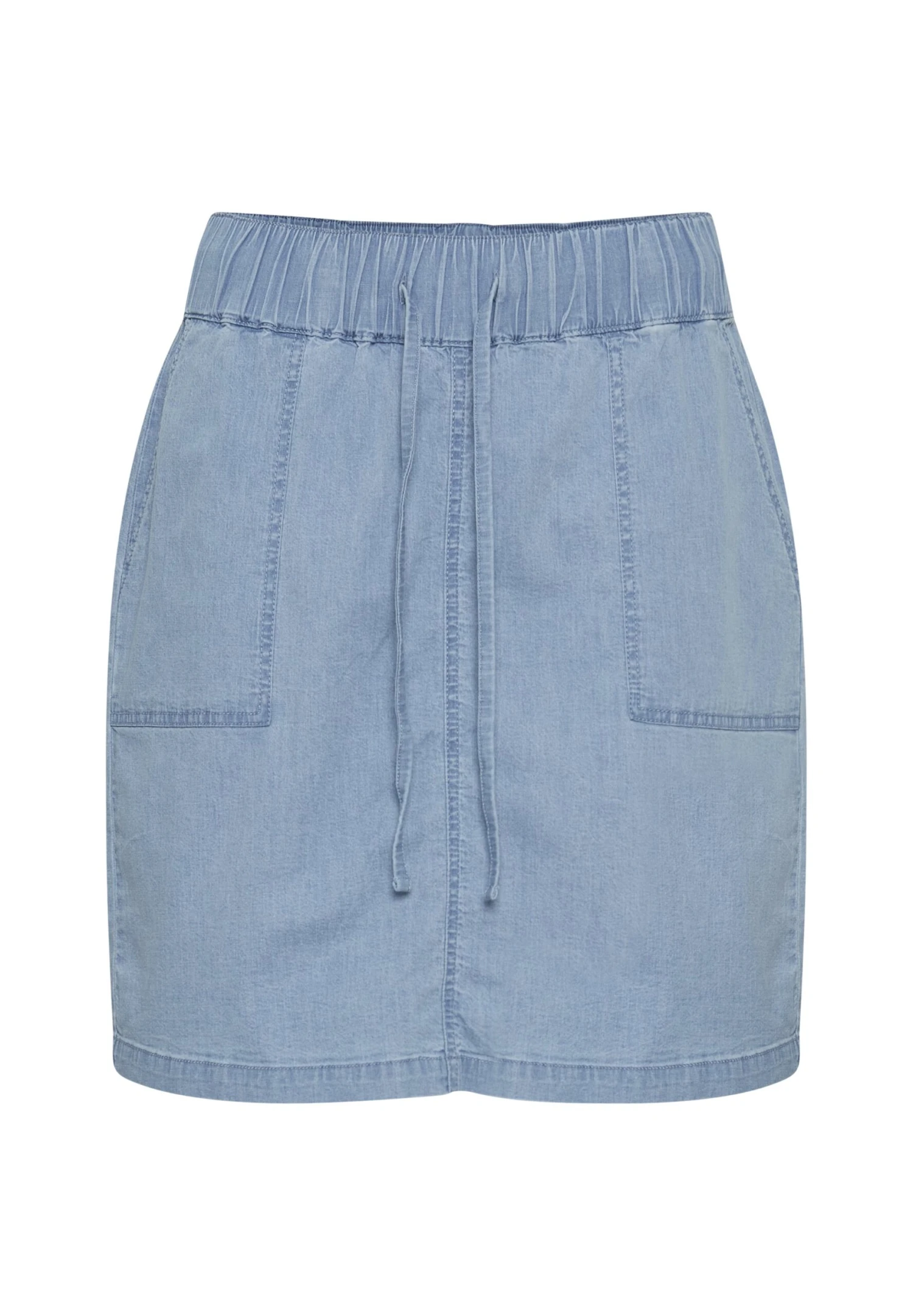 OXMO Oxlille - Falda Vaquera - Light Blue Denim 5 OXMO Oxlille - Falda Vaquera - Light Blue Denim - Imagen 5