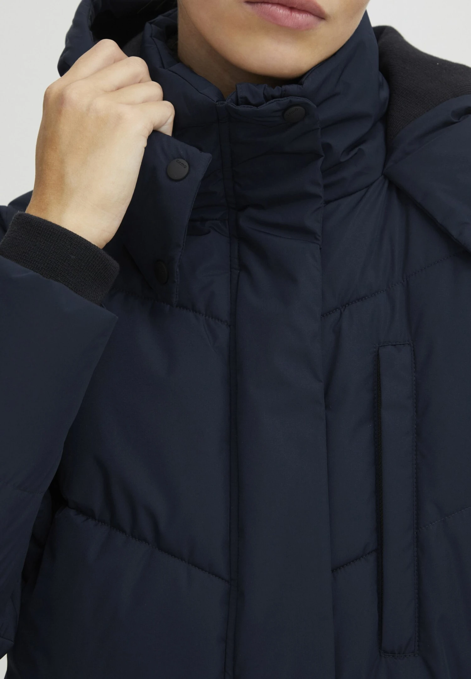 OXMO Oxjulie - Abrigo De Invierno - Insignia Blue 4 OXMO Oxjulie - Abrigo De Invierno - Insignia Blue - Imagen 4