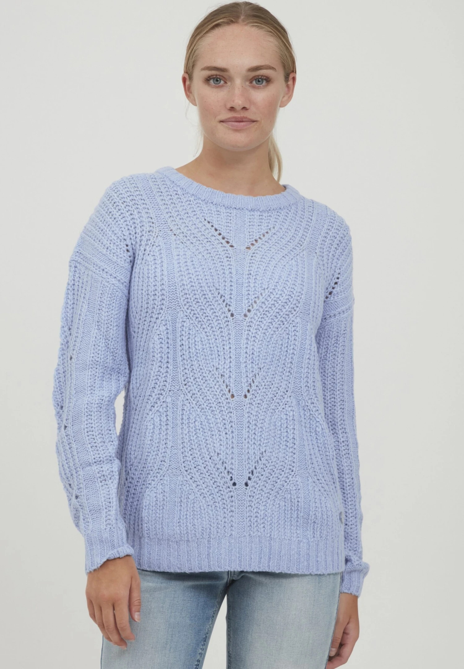 OXMO Oxchiara - Jersey De Punto - Sky Blue 1 OXMO Oxchiara - Jersey De Punto - Sky Blue