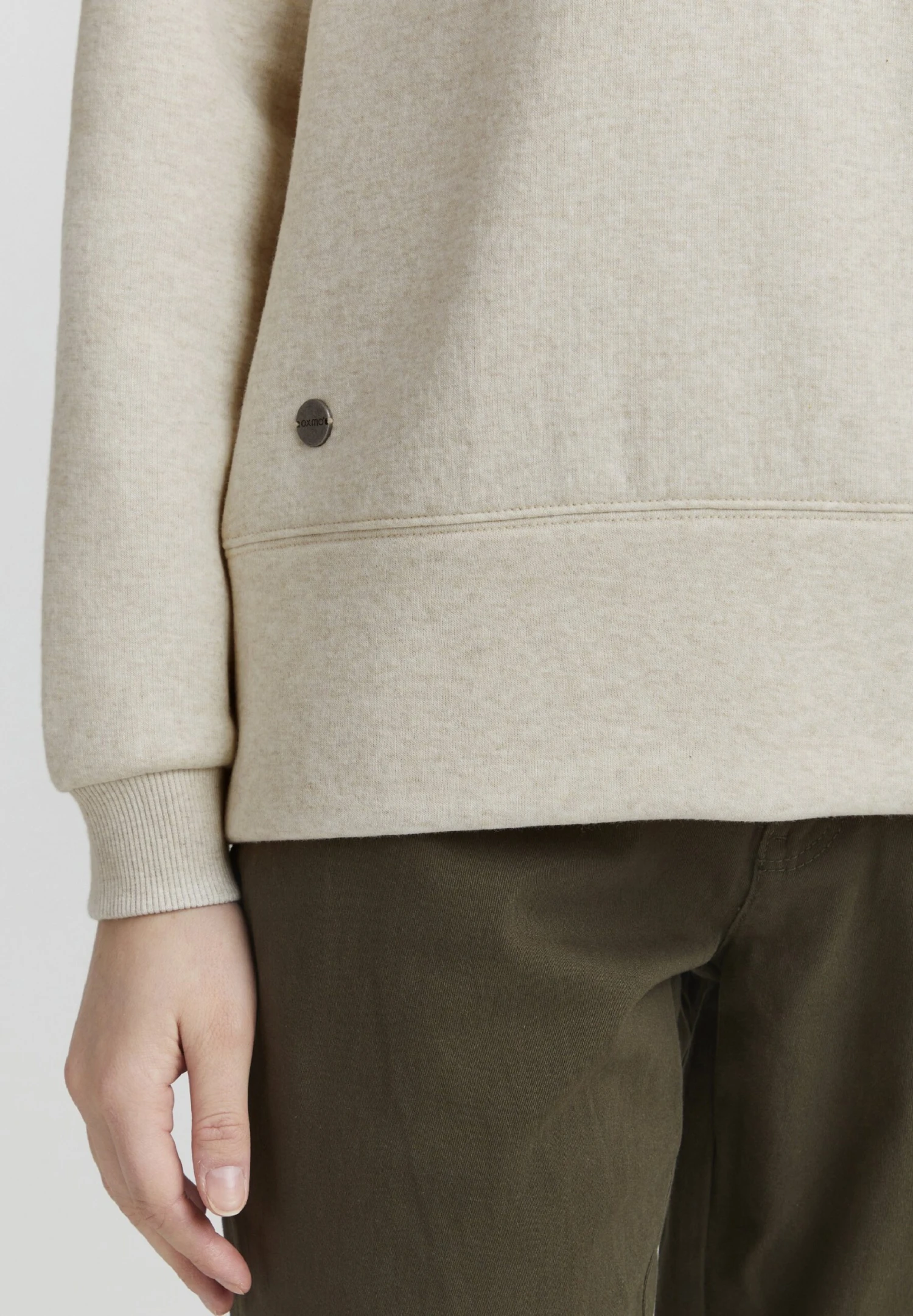 OXMO Holma - Sudadera - Oatmeal Melange 5 OXMO Holma - Sudadera - Oatmeal Melange - Imagen 5