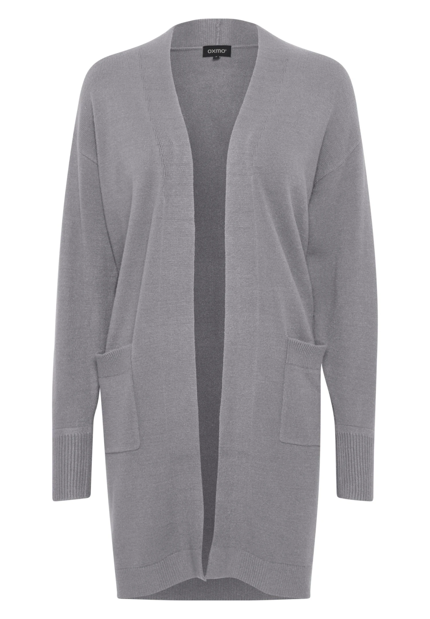 OXMO Oxritiana - Chaqueta De Punto - Mid Grey Melange 6 OXMO Oxritiana - Chaqueta De Punto - Mid Grey Melange - Imagen 6
