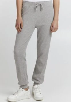 OXMO Liz - Pantalones Deportivos - Light Grey Melange