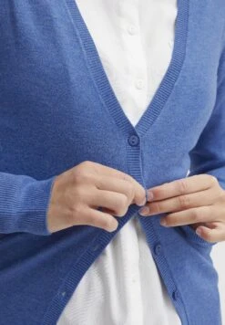 OXMO Oxhelene - Chaqueta De Punto - Strong Blue Melange 10 OXMO Oxhelene - Chaqueta De Punto - Strong Blue Melange -Oxmo 35b9d841fbd64b54af297f2580a9427f