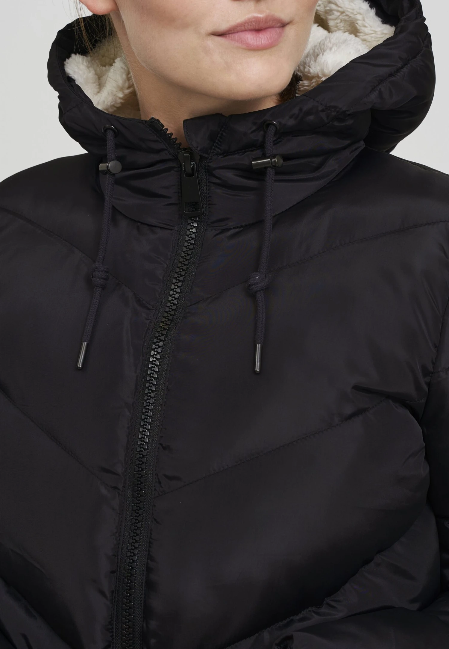 OXMO Oxnaara - Abrigo De Invierno - Black 4 OXMO Oxnaara - Abrigo De Invierno - Black - Imagen 4