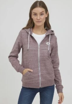 OXMO Oxhelna - Sudadera Con Cremallera - Chocolate Truffle Melange