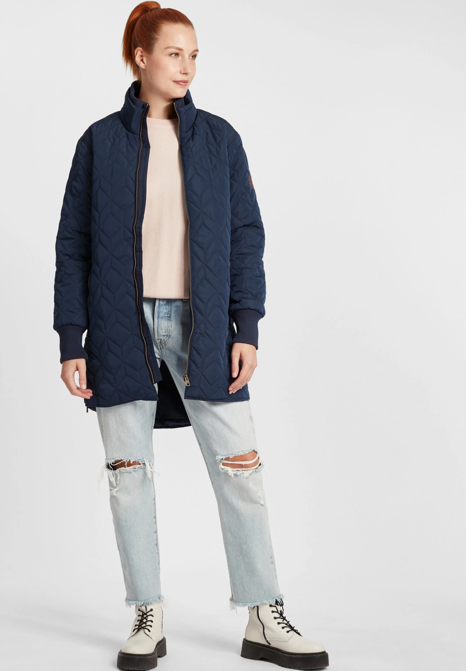 OXMO Alara - Chaqueta De Invierno - Dress Blues 2 OXMO Alara - Chaqueta De Invierno - Dress Blues - Imagen 2