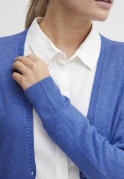 OXMO Oxhelene - Chaqueta De Punto - Strong Blue Melange 9 OXMO Oxhelene - Chaqueta De Punto - Strong Blue Melange -Oxmo 39a6c17b1add4bc299be5642a13a9100