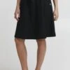 OXMO Lerke - Falda Acampanada - Black