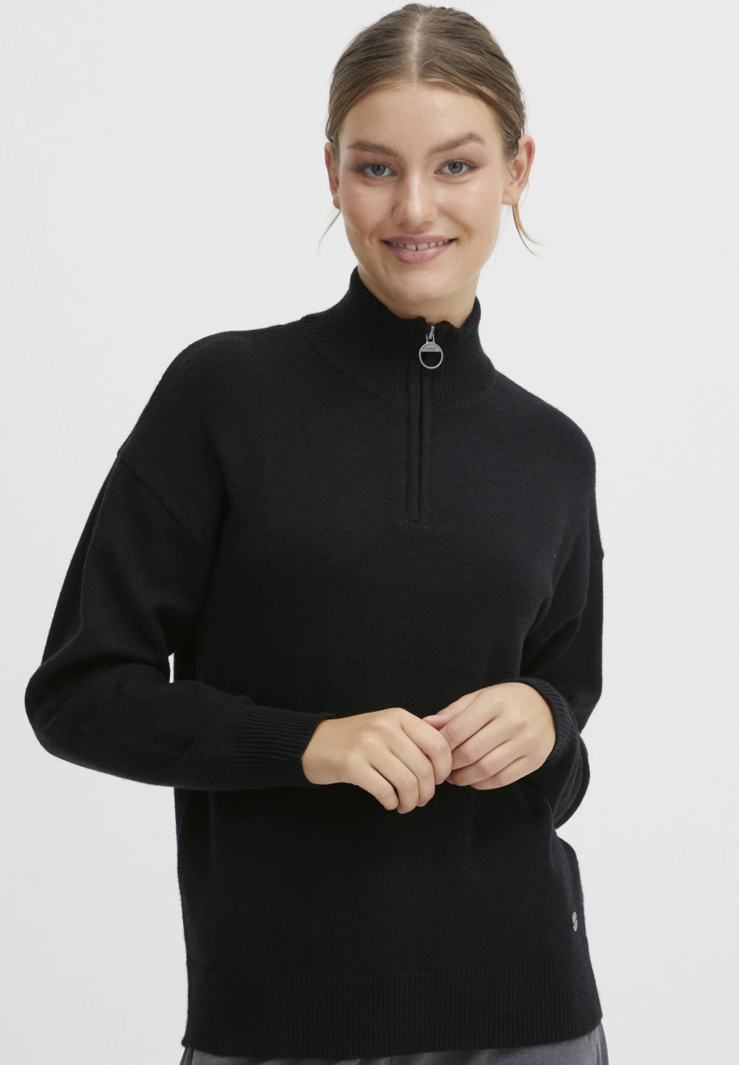 OXMO Rita - Jersey De Punto - Black 1 OXMO Rita - Jersey De Punto - Black