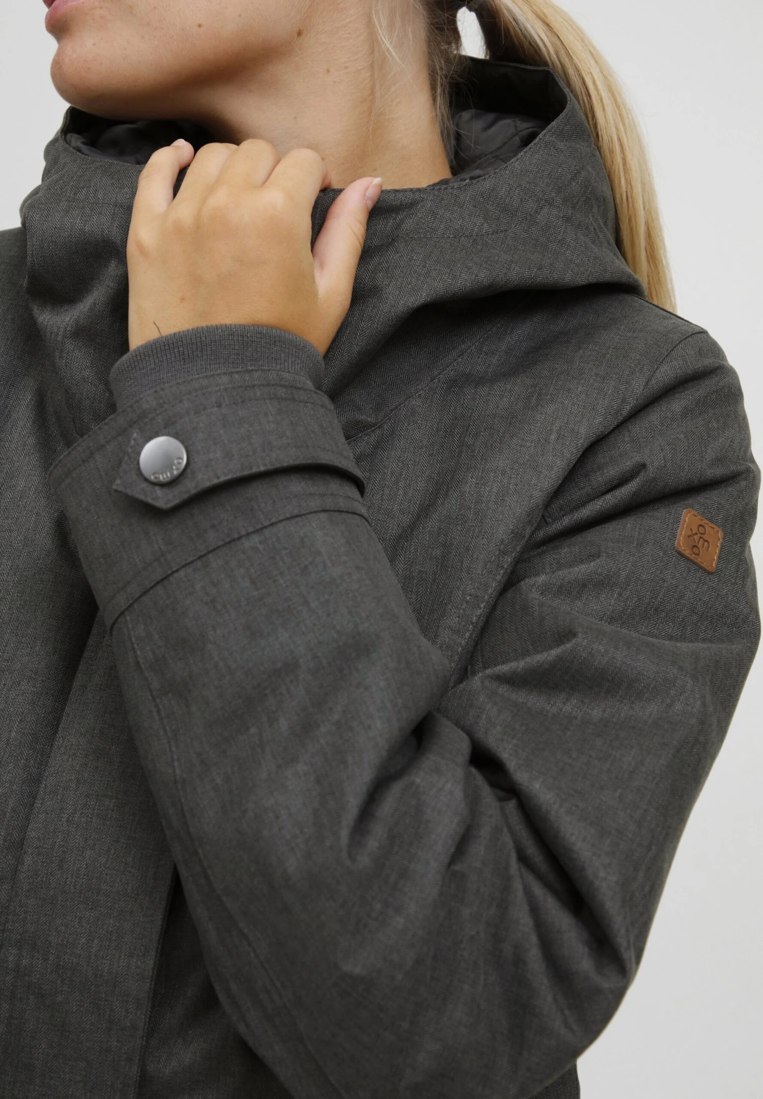 OXMO Oxbellissa - Chaqueta De Invierno - Dark Grey 4 OXMO Oxbellissa - Chaqueta De Invierno - Dark Grey - Imagen 4