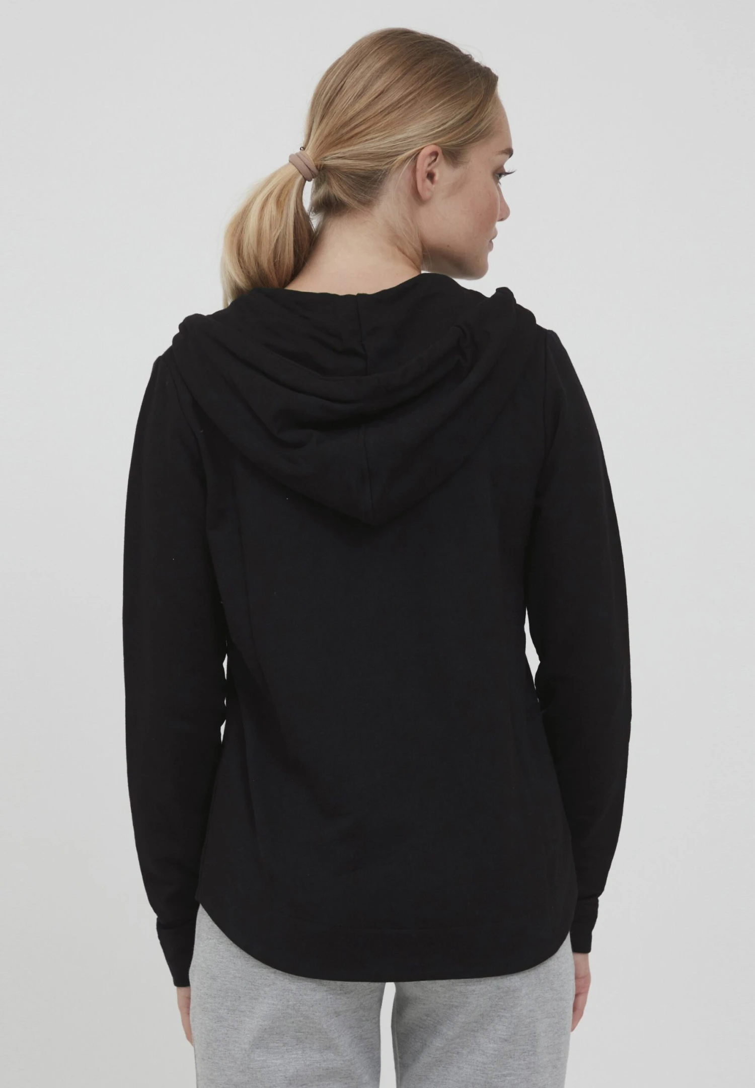 OXMO Oxwanda - Sudadera Con Cremallera - Black 3 OXMO Oxwanda - Sudadera Con Cremallera - Black - Imagen 3