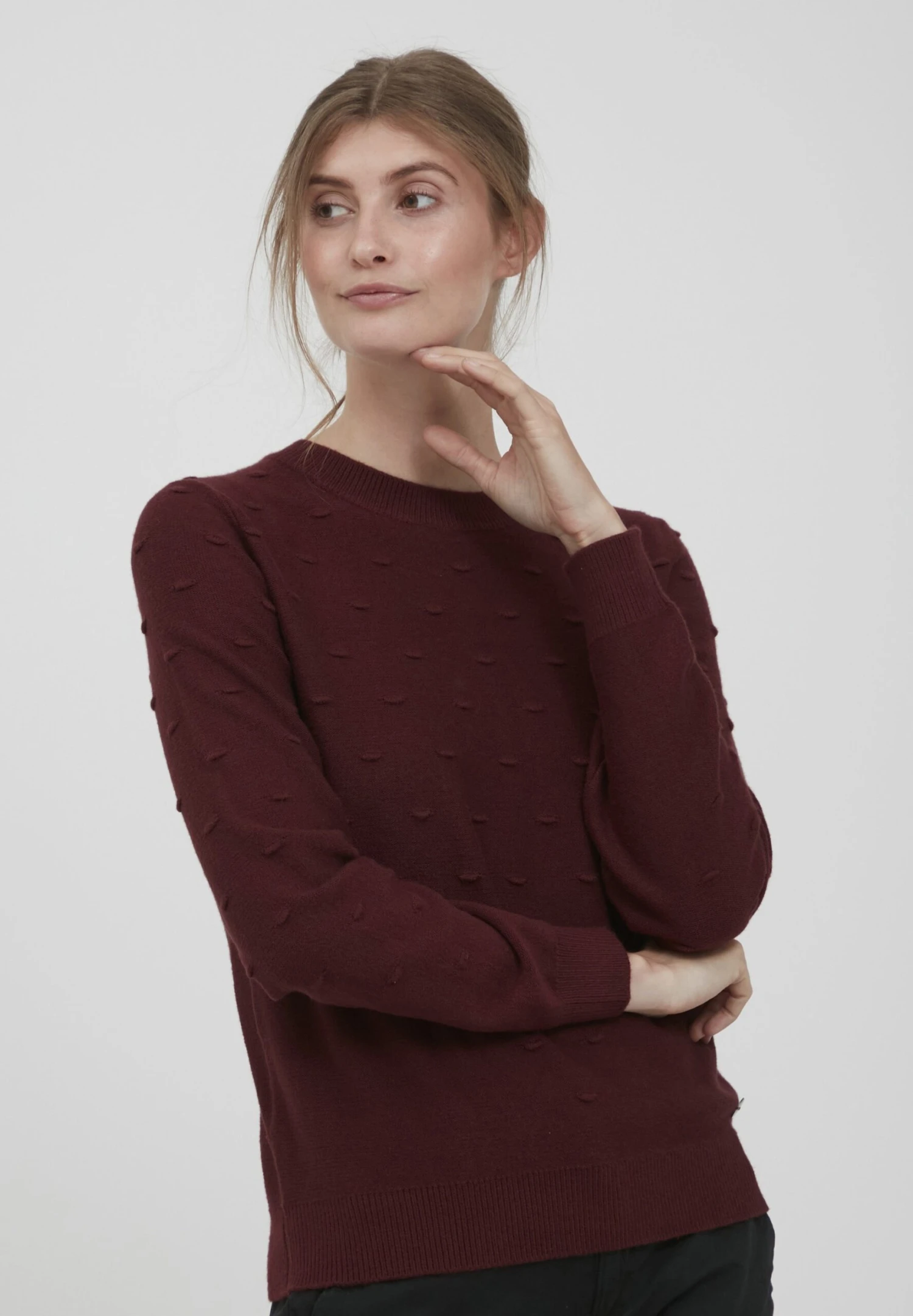 OXMO Oxdotta - Jersey De Punto - Chocolate Truffle 1 OXMO Oxdotta - Jersey De Punto - Chocolate Truffle