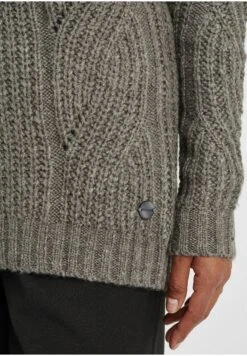 OXMO Oxclea - Chaqueta De Punto - Medium Grey Melange -Oxmo 4d6f96e91d314ebfb93af05430ca9557