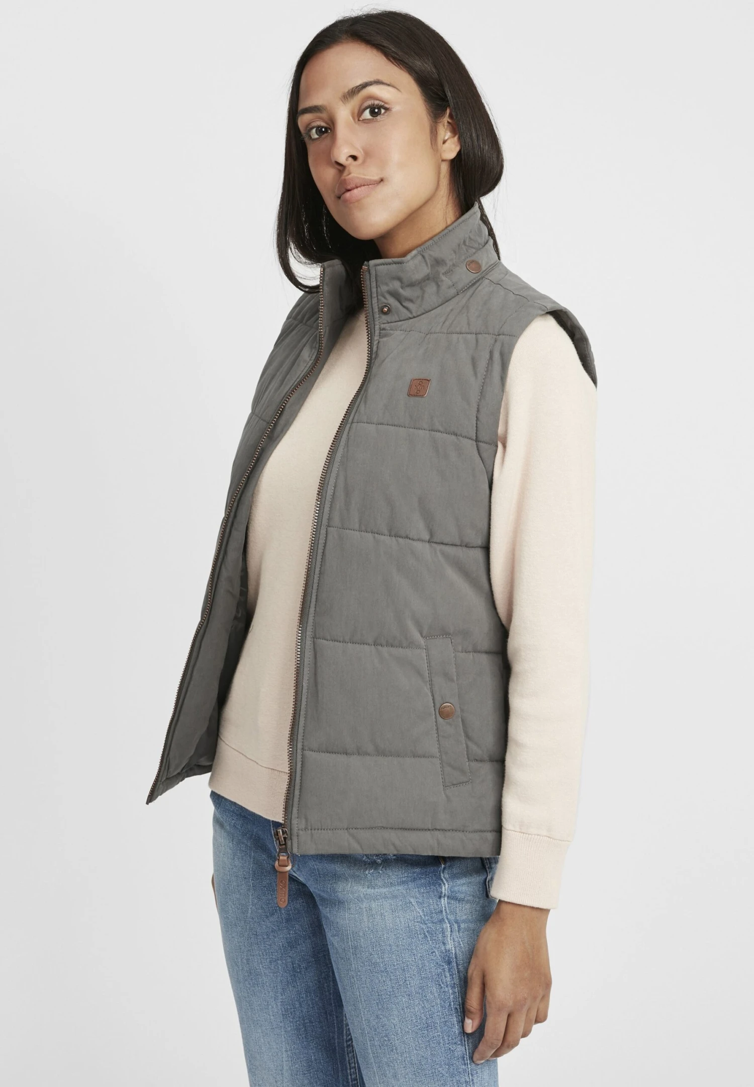 OXMO Oxlew - Chaleco - Dark Grey 6 OXMO Oxlew - Chaleco - Dark Grey - Imagen 6