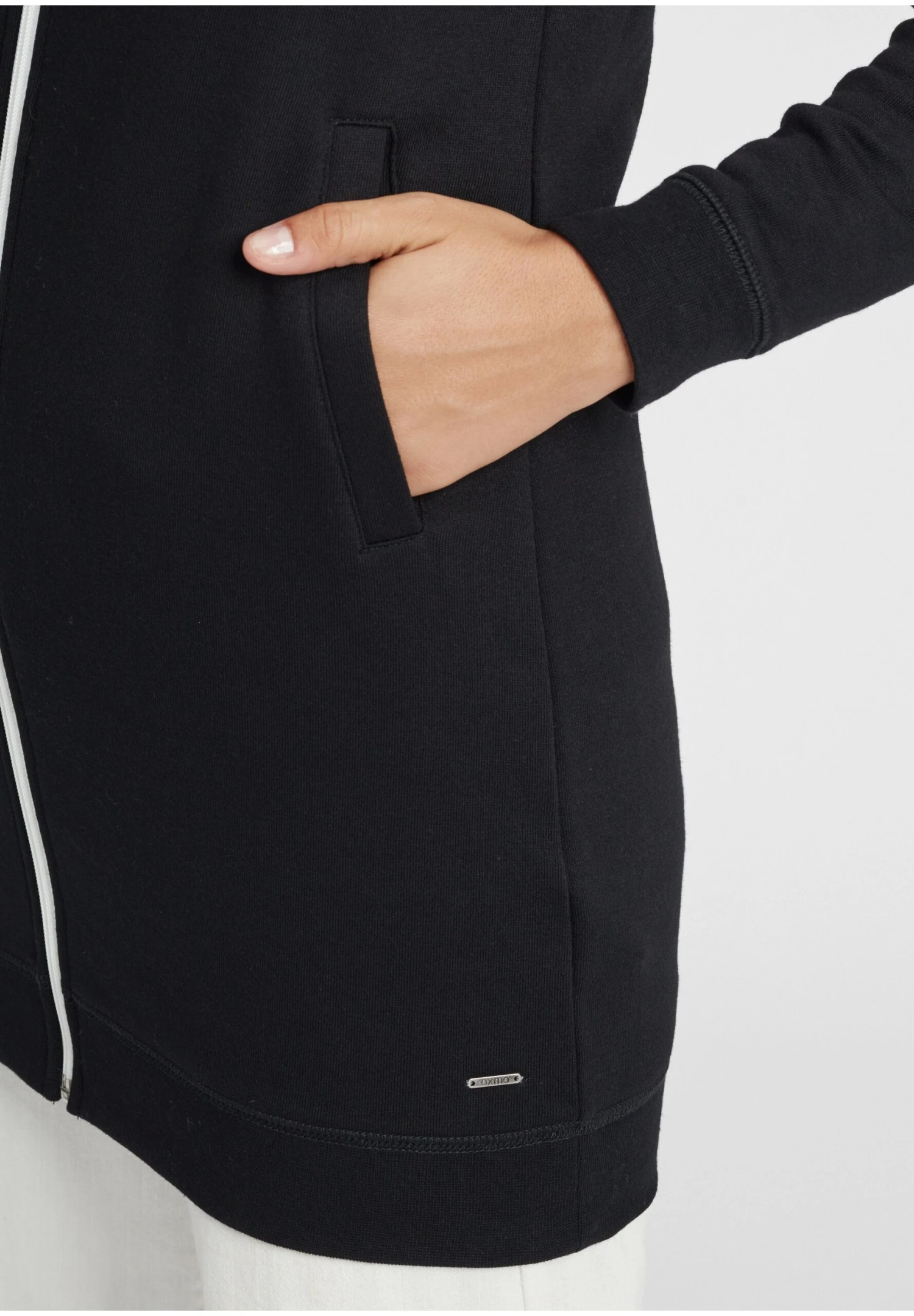 OXMO Oxolinda - Sudadera Con Cremallera - Black 6 OXMO Oxolinda - Sudadera Con Cremallera - Black - Imagen 6