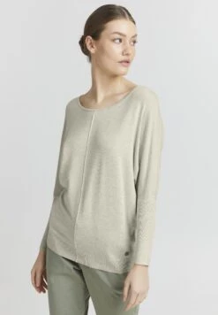 OXMO Oxherdis - Jersey De Punto - Oyster Grey Melange