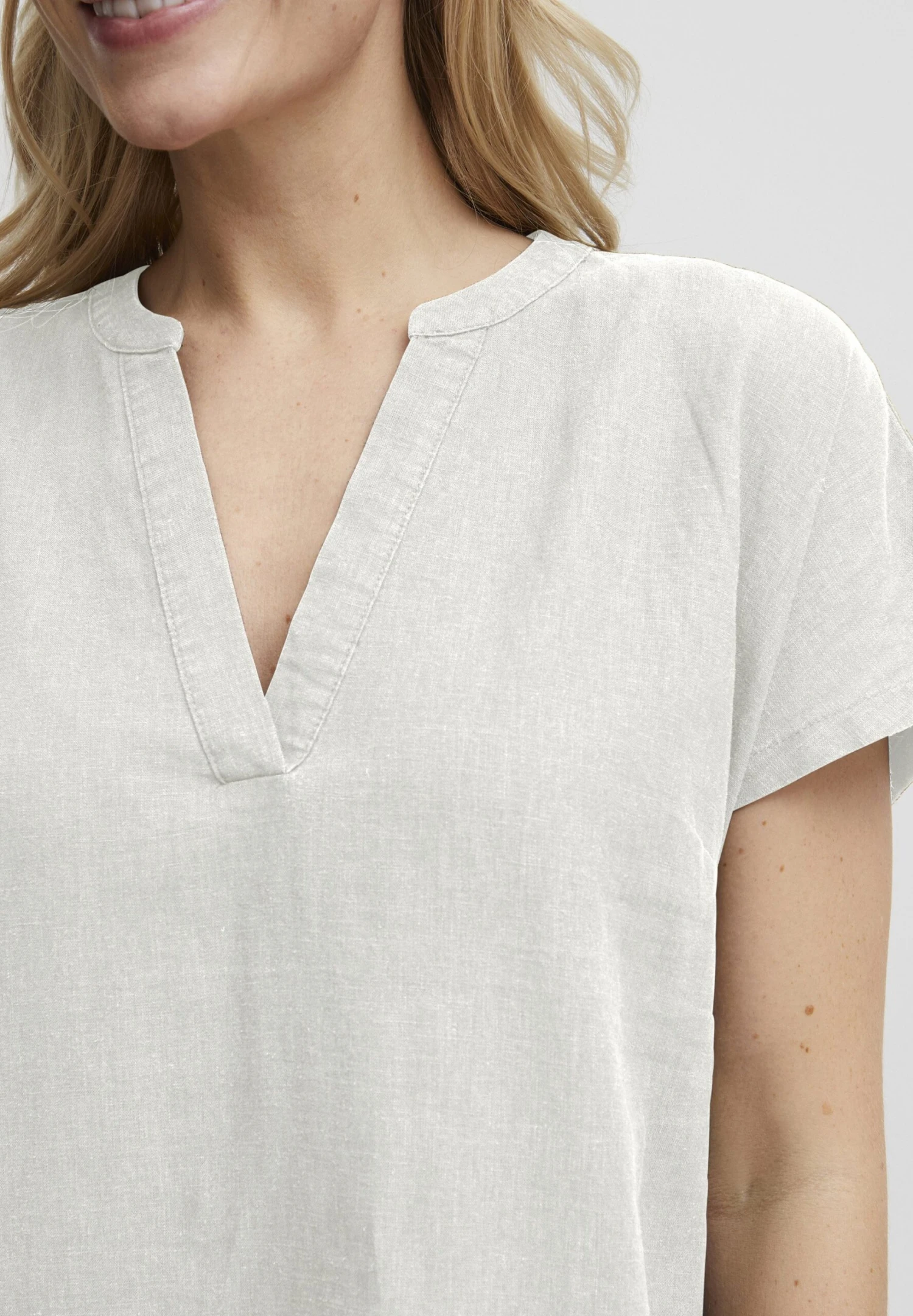 OXMO Oxanette-Me - Vestido Informal - Off White 5 OXMO Oxanette-Me - Vestido Informal - Off White - Imagen 5