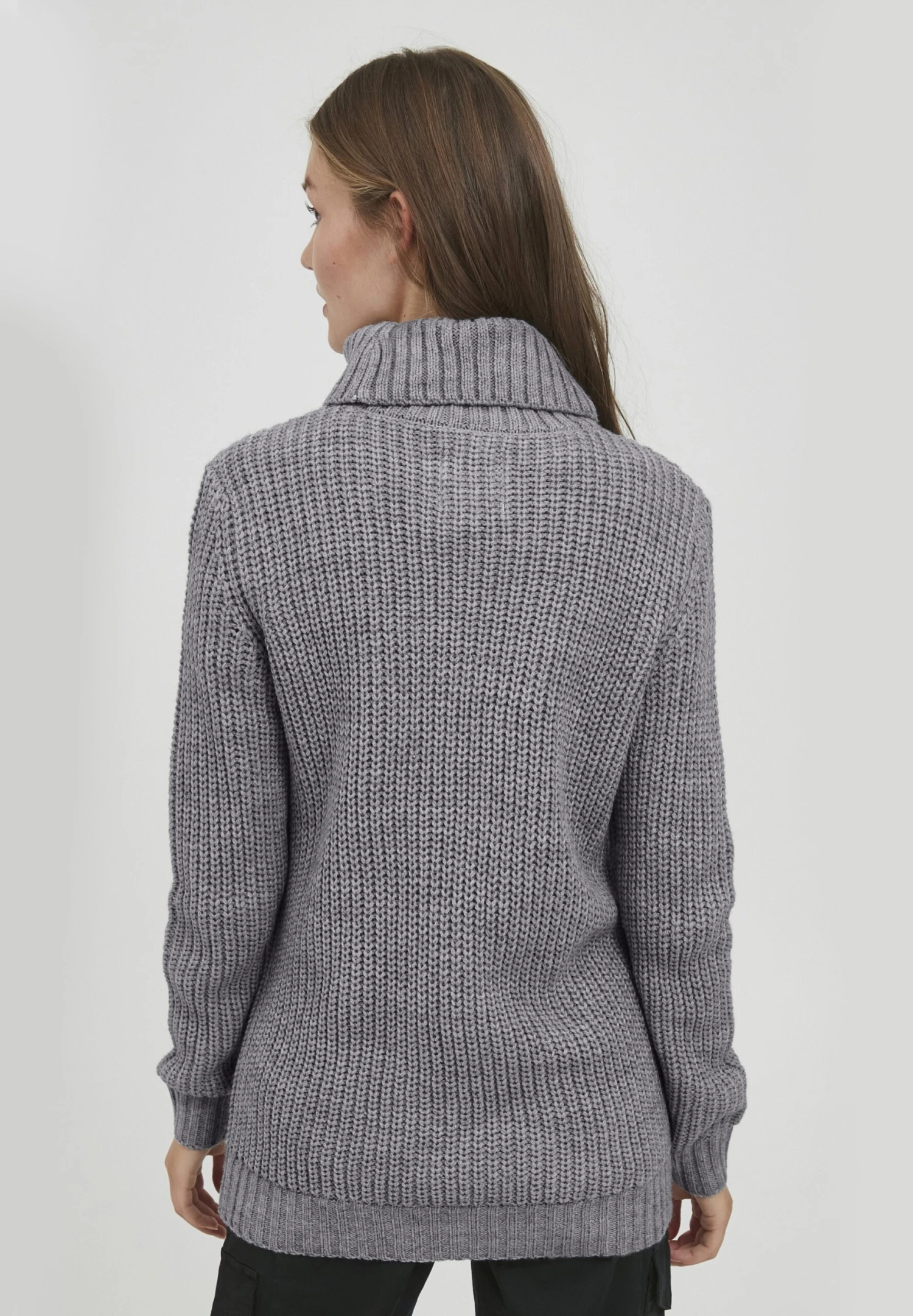 OXMO Oxnanna - Jersey De Punto - Medium Grey Melange 3 OXMO Oxnanna - Jersey De Punto - Medium Grey Melange - Imagen 3