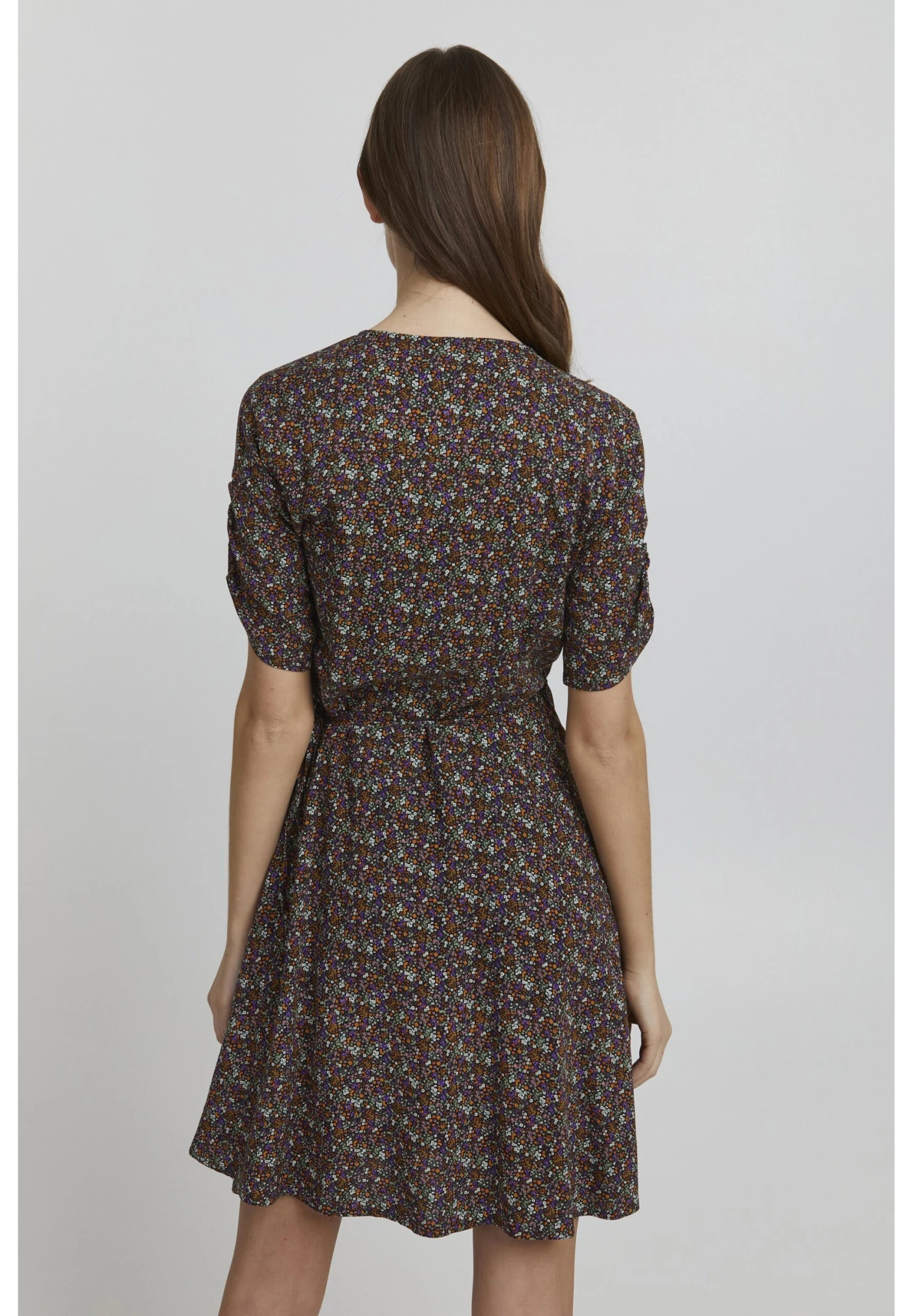 OXMO Oxembla - Vestido Informal - Burnt Orange Mix 3 OXMO Oxembla - Vestido Informal - Burnt Orange Mix - Imagen 3