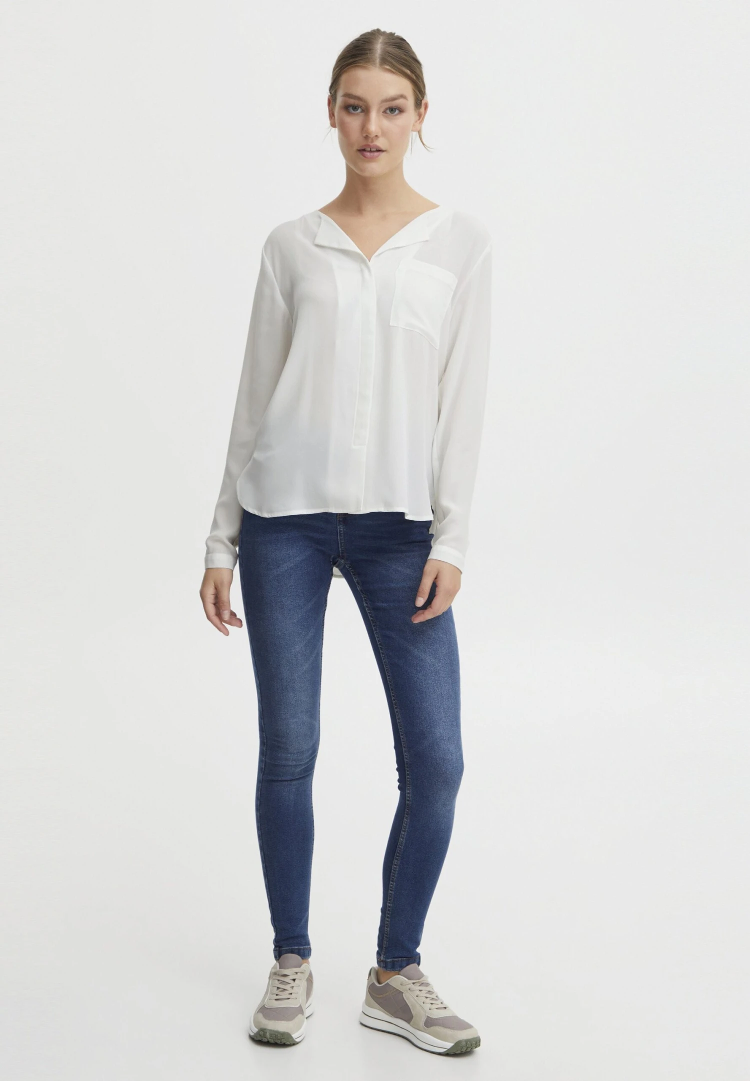 OXMO Oxhally - Blusa - Off White 2 OXMO Oxhally - Blusa - Off White - Imagen 2