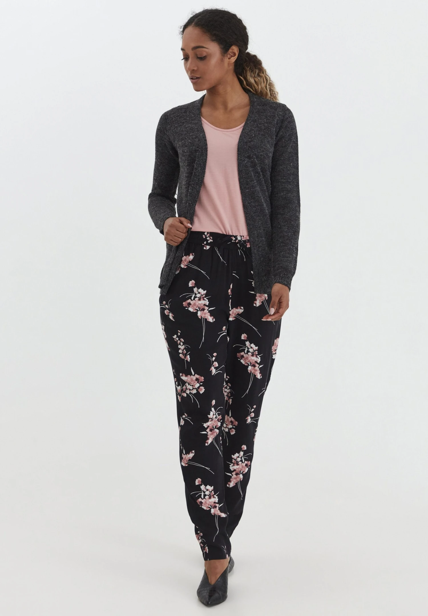 OXMO Oxnena - Chaqueta De Punto - Charcoal Mix 2 OXMO Oxnena - Chaqueta De Punto - Charcoal Mix - Imagen 2