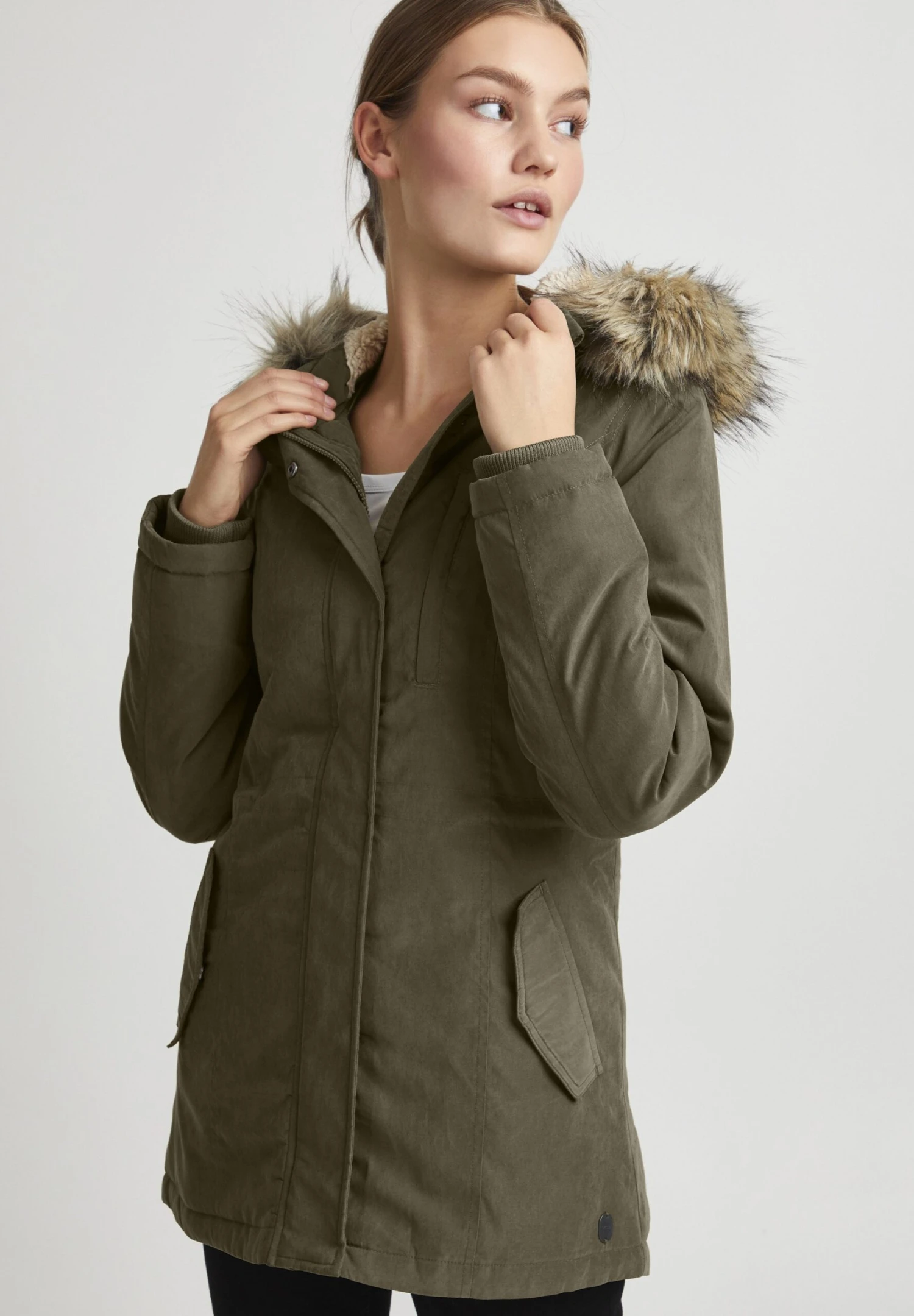 OXMO Oxloka - Abrigo De Invierno - Ivy Green 1 OXMO Oxloka - Abrigo De Invierno - Ivy Green